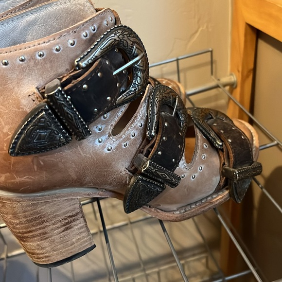 Freebird By Steven Violet Ankle Bootie Sandals - Picture 8 of 10